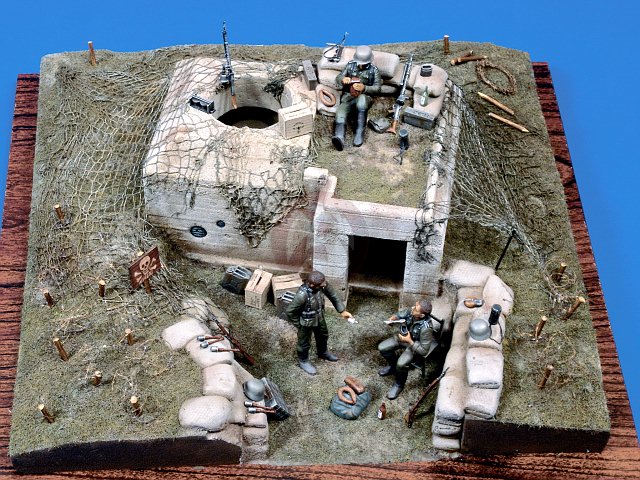 Verlinden 1/35 2cm Flakbunker Atlantic Wall Coastal Defense
